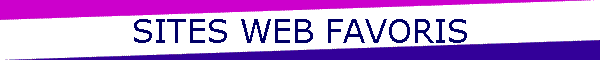 SITES WEB FAVORIS