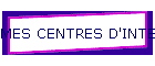 MES CENTRES D'INTERET