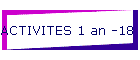 ACTIVITES 1 an -18 mois